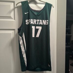 Michigan state basketball jersey
